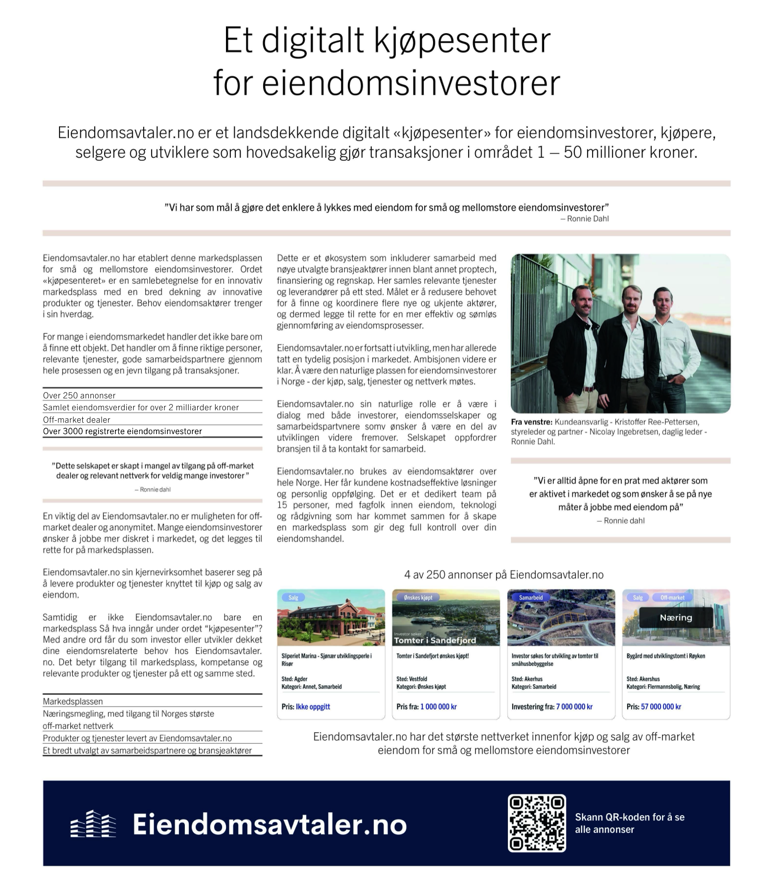 Artikkel: Et digitalt kjøpesenter for eiendomsinvestorer – Eiendomsavtaler.no, mai 2026
